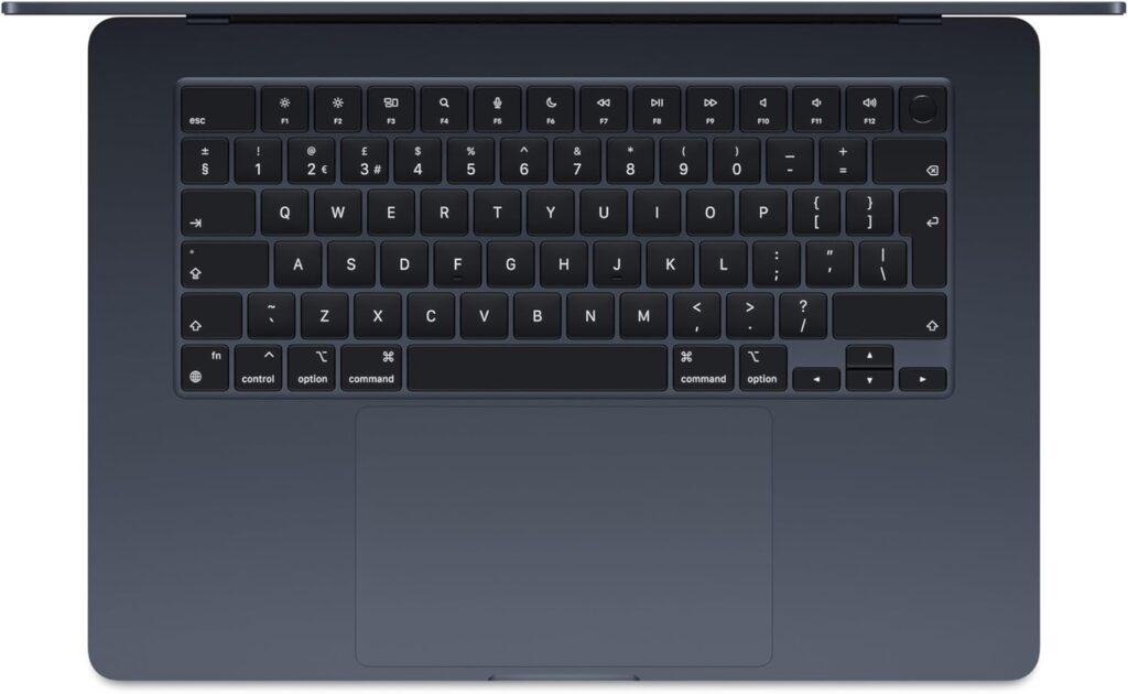 Apple 2024 MacBook Air 15-inch Laptop with M3 chip: 15.3-inch Liquid Retina Display, 8GB Unified Memory, 256GB SSD Storage, Backlit Keyboard, 1080p FaceTime HD Camera, Touch ID; Midnight