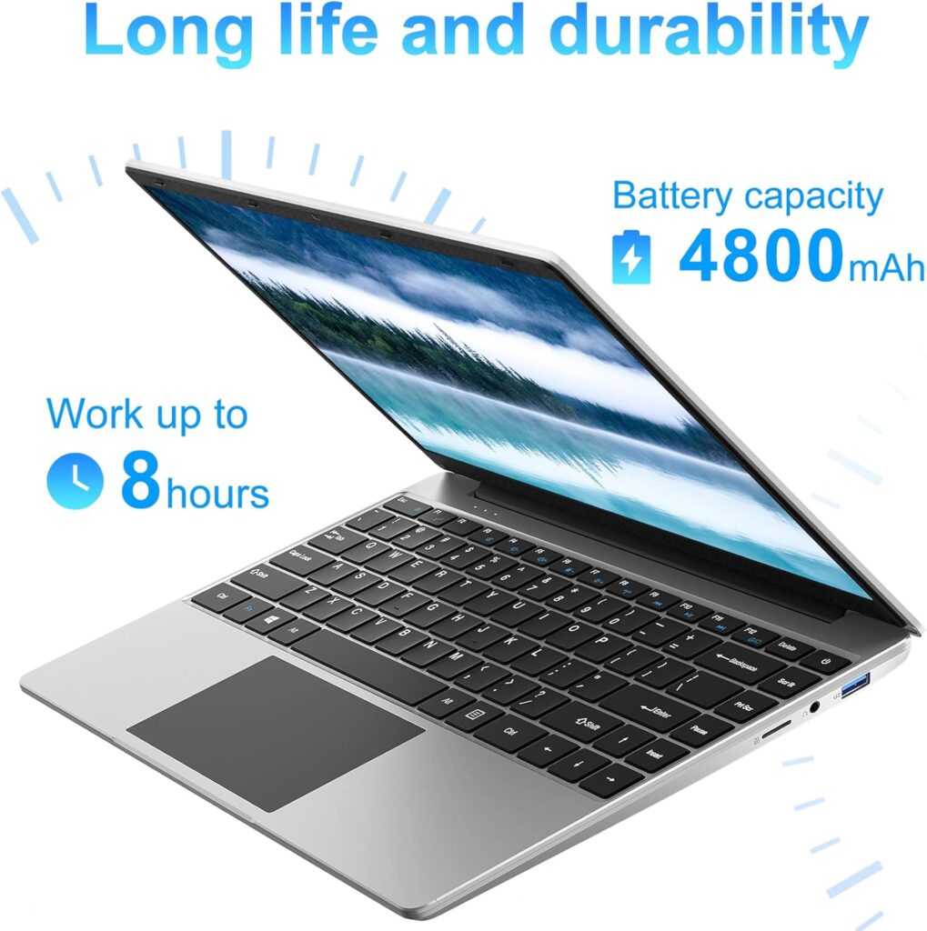 jumper 14 inch laptop, FHD IPS Display, 256GB SSD 12GB LPDDR4 Laptop, Quad-Core Celeron J4105, USB 3.0, 2.4/5G WiFi, Bluetooth 4.0, Keyboard Film UK.