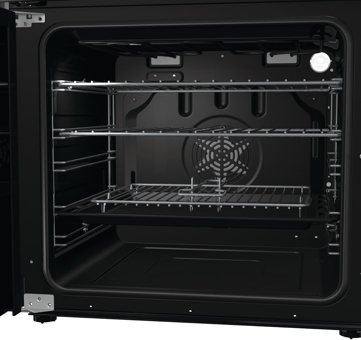 Hisense HDE3211BXUK 60cm Electric Cooker with Ceramic Hob - Brushed stainless steel -A+/A Rated Double Oven           [Energy Class A]