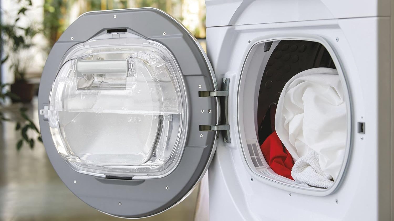 Hoover HLEC8DE H-Dry 300 8kg Condenser Tumble Dryer, Aquavision, White, Sensor dry, NFC           [Energy Class B]