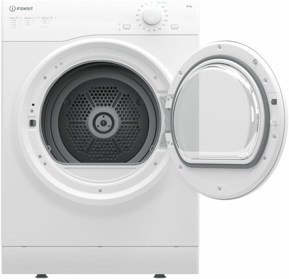 Indesit Freestanding I1D80W 8kg Vented Tumble Dryer - White           [Energy Class C]