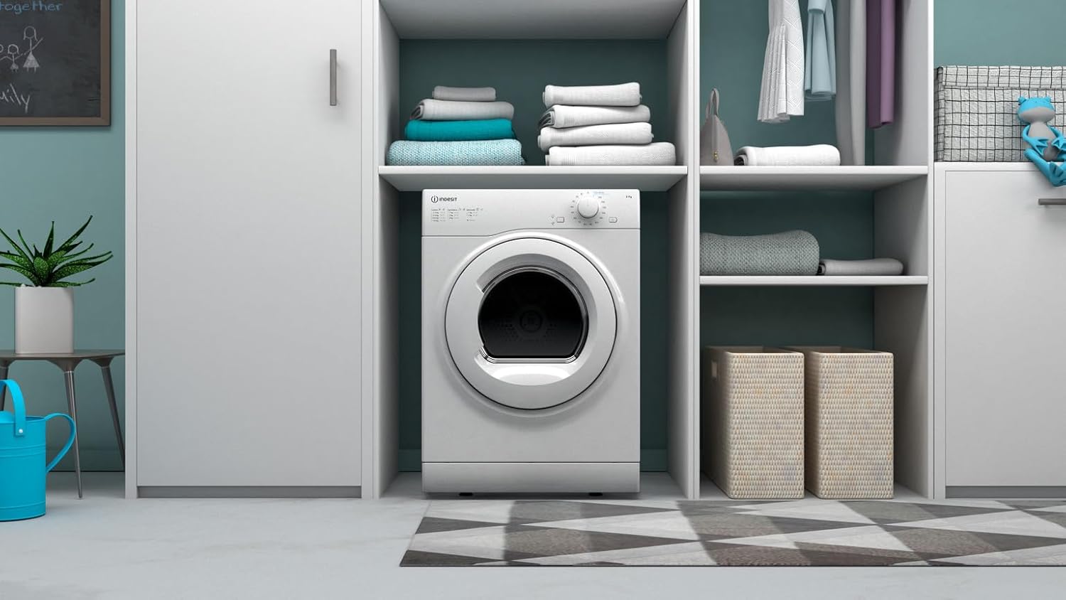 Indesit Freestanding I1D80W 8kg Vented Tumble Dryer - White           [Energy Class C]