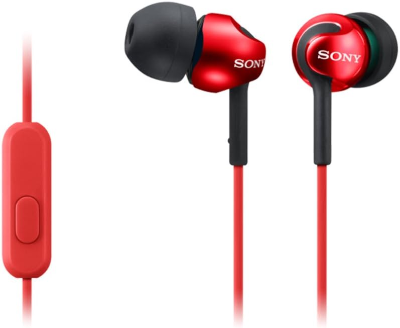 Sony MDREX110APB.CE7 Deep Bass Earphones with Smartphone Control and Mic - Metallic Black