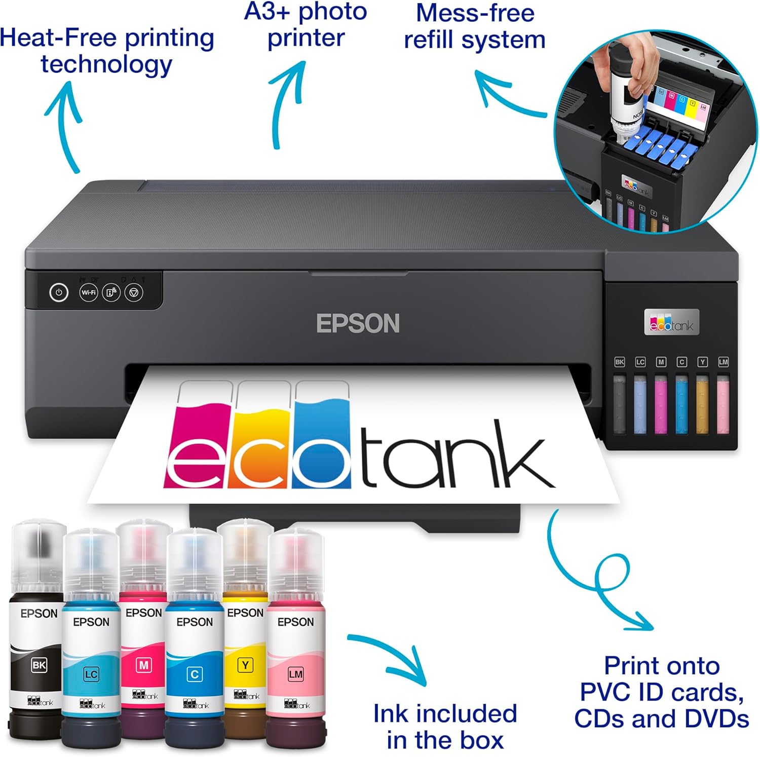 Epson EcoTank ET-8550 A3+ Wi-Fi Ink Tank Photo Printer