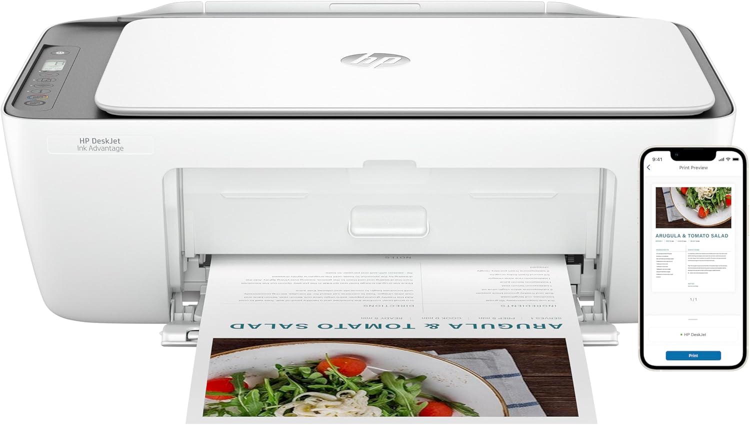 HP DeskJet 2810e All in One Printer | Perfect for Home | Colour | Wireless | Print, Scan  Copy | 3 Months of Instant Ink included Easy Setup  Reliable Wi-Fi | White