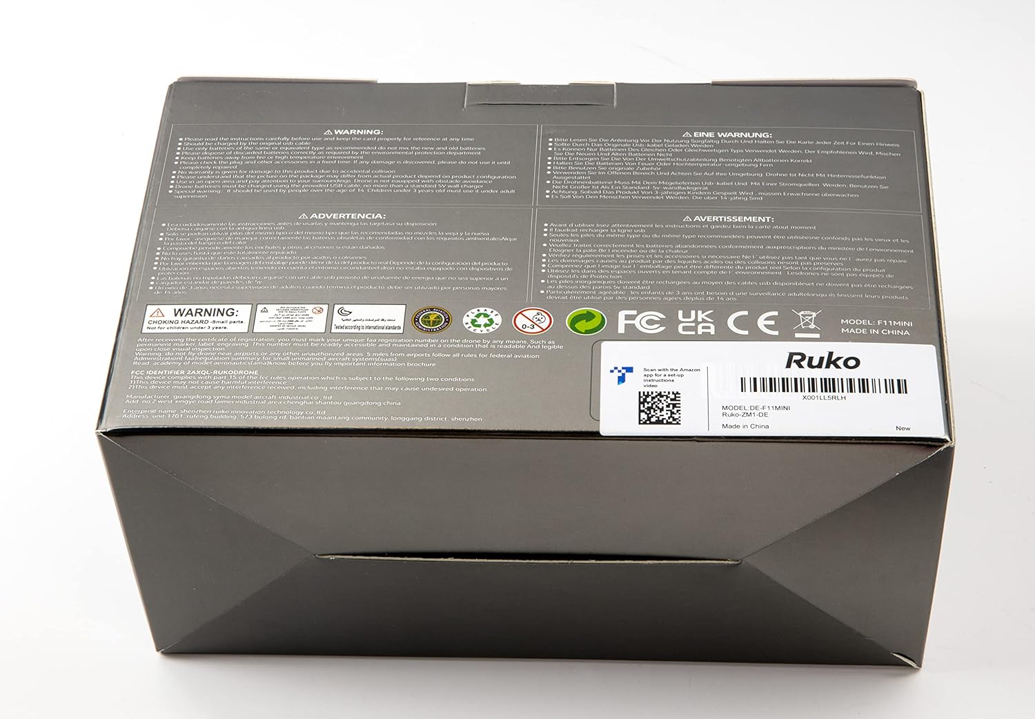 Ruko F11MINI Drone, Under 250g Drone with Camera, 2 Batteries 60 Min Flight Time, Foldable and Lightweight, 5GHz WiFi, GPS Auto Return, Follow Me Drone, Points of Interest for Beginner Adult