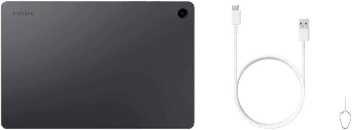 Samsung Galaxy Tab A9+ Android Tablet, 64GB Storage, Large Display, 3D Sound, Graphite, 3 Year Manufacturer Extended Warranty (UK Version)